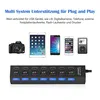 A product image showcasing a USB hub with various electronic devices and text describing its features. Produktbild-Vorschau