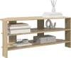 vidaXL Rohová TV skříňka Sonoma dub 102x40,5x45cm Materiál Náhled obrázku produktu 2