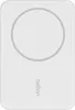 A white Belkin power bank with a circular magnetic charging area. Voir les images du produit