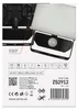 LED reflektor TAMBO se senzorem pohybu, 10 W, 1000 lm, černý Anteprima dell’immagine prodotto