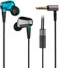 A product shot of in-ear headphones and their audio jack. Produktbild-Vorschau