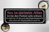 Holzschild Spruch 27x10cm Sex im meinem Alter ist schwer Produktbild-Vorschau 3