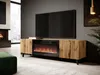 MIRJAN24 TV-Lowboard Vamos 180 mit Kamin, Stilvoll Produktbild-Vorschau 2