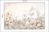 Nástěnná malba pro dívku SINGLE HORSE Boho Style Akvarelové Náhled obrázku produktu 2