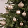 Boules de Noël Mix plastique 4-6cm Set de 30 - Rose Voir les images du produit 3