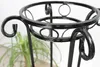 DanDiBo Colonna di fiori in metallo nero 97 cm Portafiori Anteprima dell’immagine prodotto 2