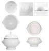 5tlg Set LEO Löwenkopf-Terrine mit & ohne Deckel 2L 0,25L Produktbild-Vorschau 7