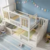 Merax Etagenbett Kinderbett 90x200cm mit Stauraum und Produktbild-Vorschau 8