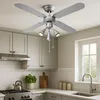 LED Deckenventilator, Zugschalter, Vor- & Rücklauf, 102 cm Produktbild-Vorschau 2