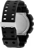 Close-up view of the back of a black G-Shock watch, showing the strap and case back. Podgląd zdjęcia produktu