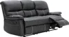 3+2+1-Sitzer Sofa und Sessel mit Relaxfunktion in schwarzem Produktbild-Vorschau 6