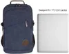 Grosse Kapazität Frau Herren Canvas Laptop Rucksack Produktbild-Vorschau 7