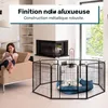 IvoQ Parc pour Chiots – Enclos pour Chiens – 8 Panneaux – Voir les images du produit 8