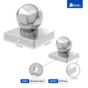 Pfostenkappe Kugel Edelstahl 71 x 71 mm Zaunkappe Produktbild-Vorschau 3