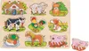 goki Soundpuzzle 9T Farm/Bauernhof Holz 30x20cm Produktbild-Vorschau 1