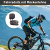 Fahrradsitz Breiter Fahrradsattel mit Rückenlehne, Leder, Produktbild-Vorschau 4