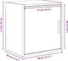 vidaXL Armadi a muro per garage 2 pz. Materiale a base di Anteprima dell’immagine prodotto 7
