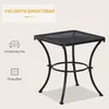 Gartentisch Metall wetterfest Mesh-Design, Beistelltisch Produktbild-Vorschau 7