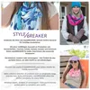 styleBREAKER Dámsky slučkový šál s farebným vzorom pierok, Náhľad obrázku produktu 7