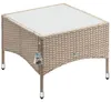 CASARIA® Tavolino da Giardino Esterno in Polyrattan Anteprima dell’immagine prodotto 1