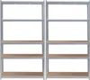 Wiltec Set 2x Schwerlastregal 100x60x200cm, 200kg/Ablage, Produktbild-Vorschau 4