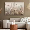 Leinwand Bilder 120x80 cm - Blumen - Rosa - Modern - Beige, Produktbild-Vorschau 5
