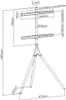 Techly ICA-TR18SAM, 114,3 cm (45"), 165,1 cm (65"), 200 x Produktbild-Vorschau 7