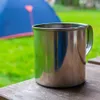 Verre à boire Orion Stahlbecher avec anse, 8 cm, 0,3 litre Voir les images du produit 3