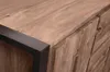 Sideboard mit natürlicher Baumkante, Akazie Metall, 200 cm Produktbild-Vorschau 5