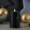 LED Kerze in Marmoroptik - Zement/Wachs - natürliche 3D Produktbild-Vorschau 6