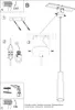Diagrams showing how to install a pendant light. Produktbild-Vorschau