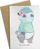 Mr. & Mrs. Panda Glückwunschkarte Chirurgin Herz - Weiß - Produktbild-Vorschau 1