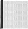 vidaXL Hexagonzaun Grau 1,5 x 10 m PVC Produktbild-Vorschau 5