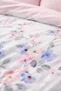 Baumwolle Bettwäsche 240x220cm 3-teilig Set Rosa Weiß Produktbild-Vorschau 2