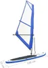 vidaXL Aufblasbares SUP-Board mit Segel Set Blau und Weiß Produktbild-Vorschau 13