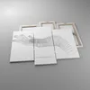 Bild auf Leinwand - Leinwandbild - 3 Teile - Hand Grafik Produktbild-Vorschau 2