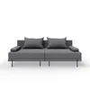 Gartenmöbel set Bahama Dunkelgrau 6 Personen Gartenlounge Produktbild-Vorschau 13