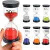 Ensemble de 6 sabliers multicolores, minuteries de 1 à 30 Voir les images du produit 1