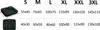 A size chart for pet beds with images of the beds and dimensions listed for different sizes. Voir les images du produit