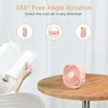 USB Ventilator,Tischventilator(Pink)360° verstellbar,3 Produktbild-Vorschau 6