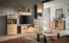 Kastensysteem Caserta, eikenhoutdecor, grijs. Productafbeelding-voorbeeld 6