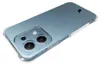 A transparent phone case is shown on a white background. Produktbild-Vorschau