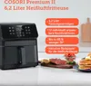 Cosori Premium II Chef Edition Heißluftfriteuse schwarz Produktbild-Vorschau 11