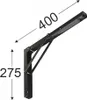 Regalträger Klapp-Konsole 400 x 275 mm Produktbild-Vorschau 7