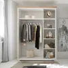 Schlafzimmer Set 4-teilig Bett 160x200cm Pinie weiß mit Produktbild-Vorschau 8