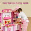VEVOR Kinderküchen-Spielset, 3-in-1-Kleinkinderküche mit Produktbild-Vorschau 6