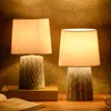 lot de 2 lampes de table ou de chevet BRUBAKER 33 cm Gris Voir les images du produit 2