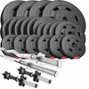 Sada činiek Hop-Sport 105 kg 1x tyč na činky, 1x tyč na SZ Náhľad obrázku produktu 8