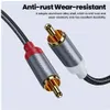 Cavo jack AUX con spina da 3,5 mm Cavo RCA Cavo audio Anteprima dell’immagine prodotto 8