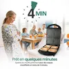 Emerio appareil à sandwich XXL – pour 4 sandwichs – sans Voir les images du produit 4